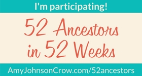 52 Ancestors in 52 Weeks Participant Badge